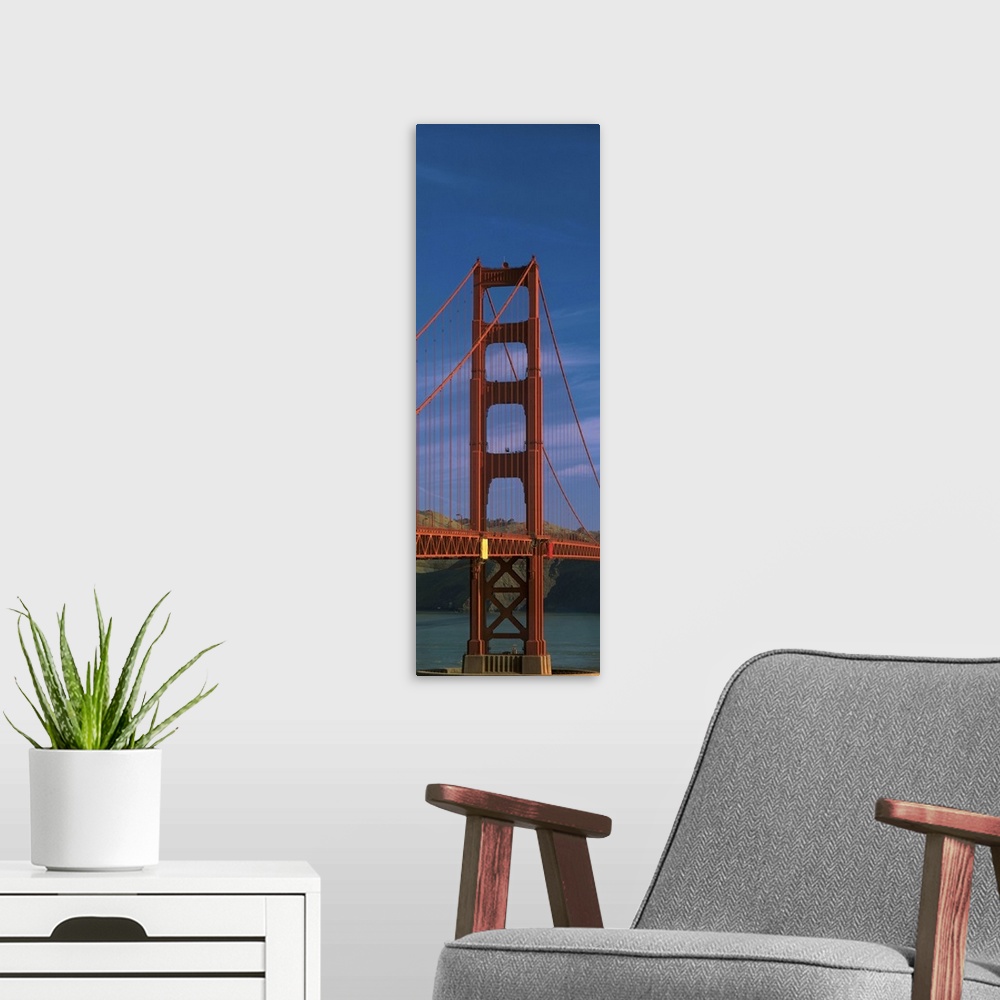 A modern room featuring Golden Gate Bridge CA