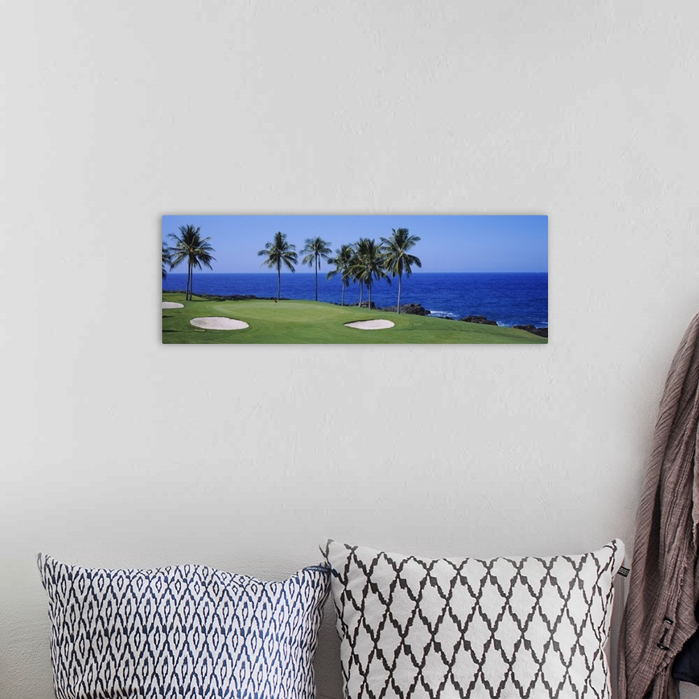 A bohemian room featuring Golf course at the oceanside, Kona Country Club Ocean Course, Kailua Kona, Hawaii