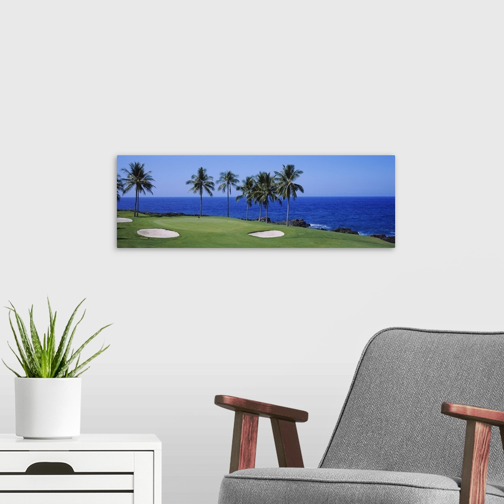 A modern room featuring Golf course at the oceanside, Kona Country Club Ocean Course, Kailua Kona, Hawaii