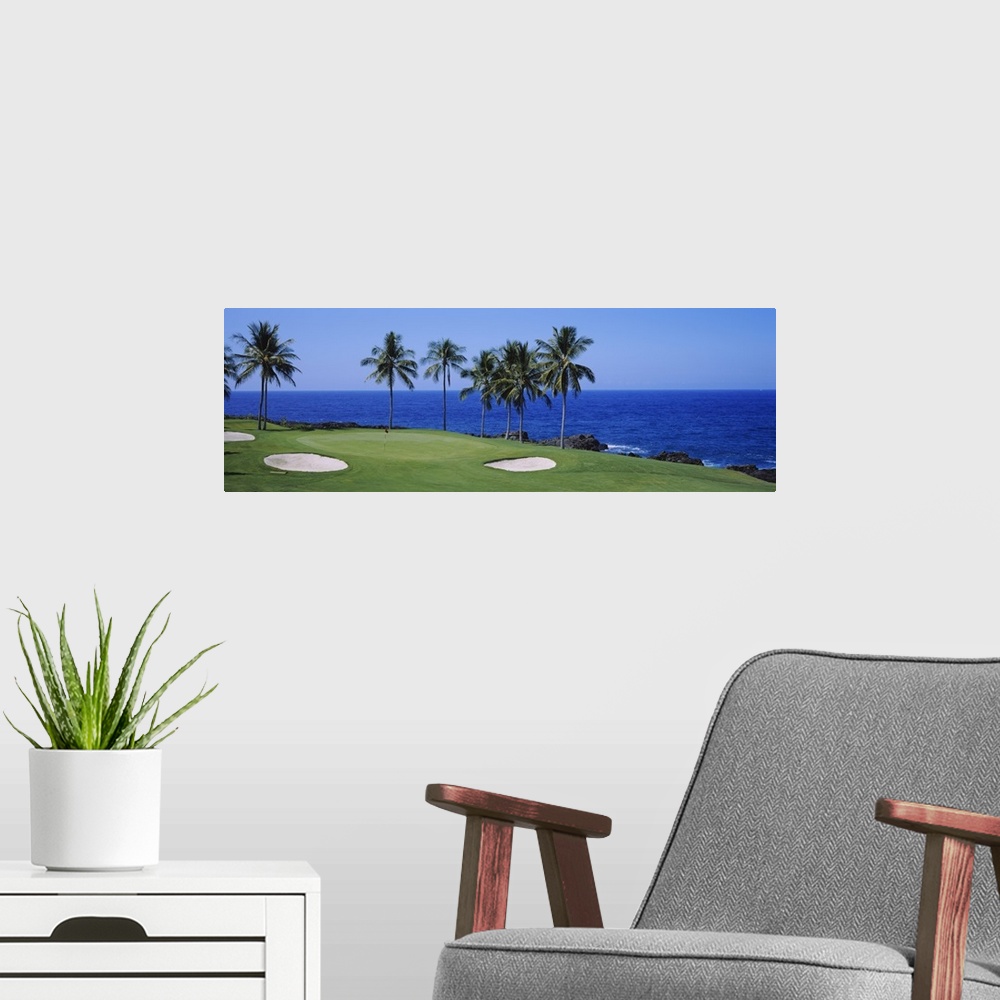 A modern room featuring Golf course at the oceanside, Kona Country Club Ocean Course, Kailua Kona, Hawaii