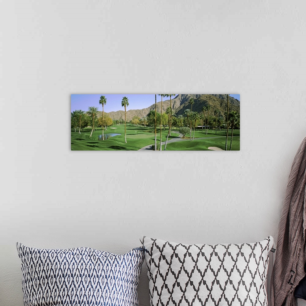 A bohemian room featuring Golf course, Eldorado Country Club, Palm Springs, Riverside County, California