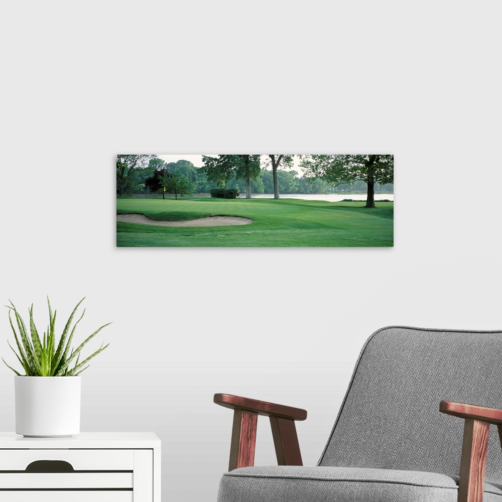 A modern room featuring Golf course Kankakee IL USA