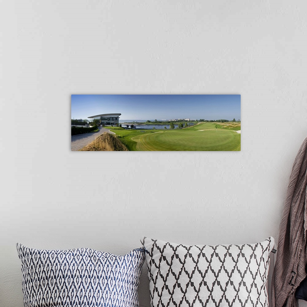 A bohemian room featuring Golf course, Liberty National Golf Course, Jersey City, New Jersey, USA