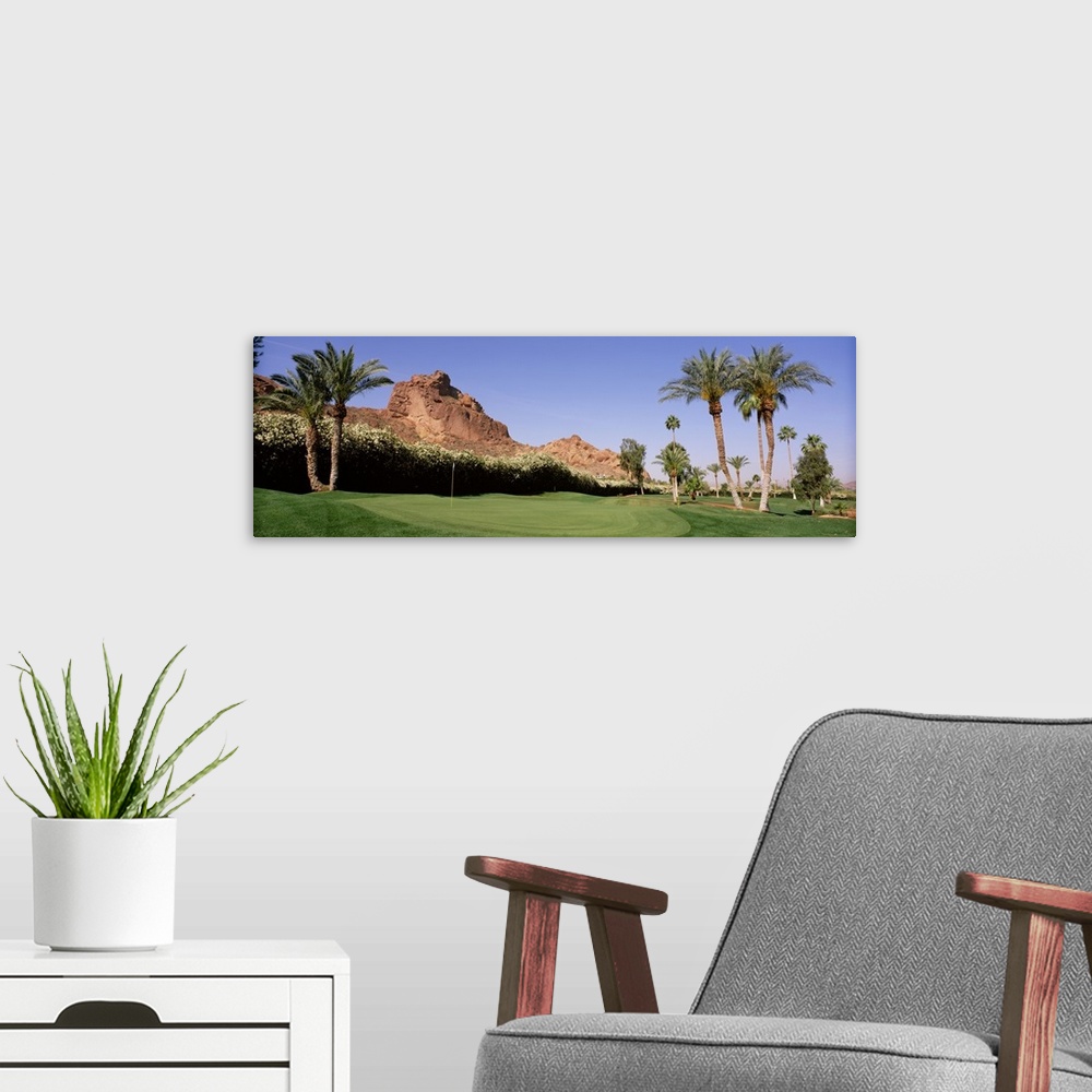 A modern room featuring Golf course near rock formations, Paradise Valley, Maricopa County, Arizona