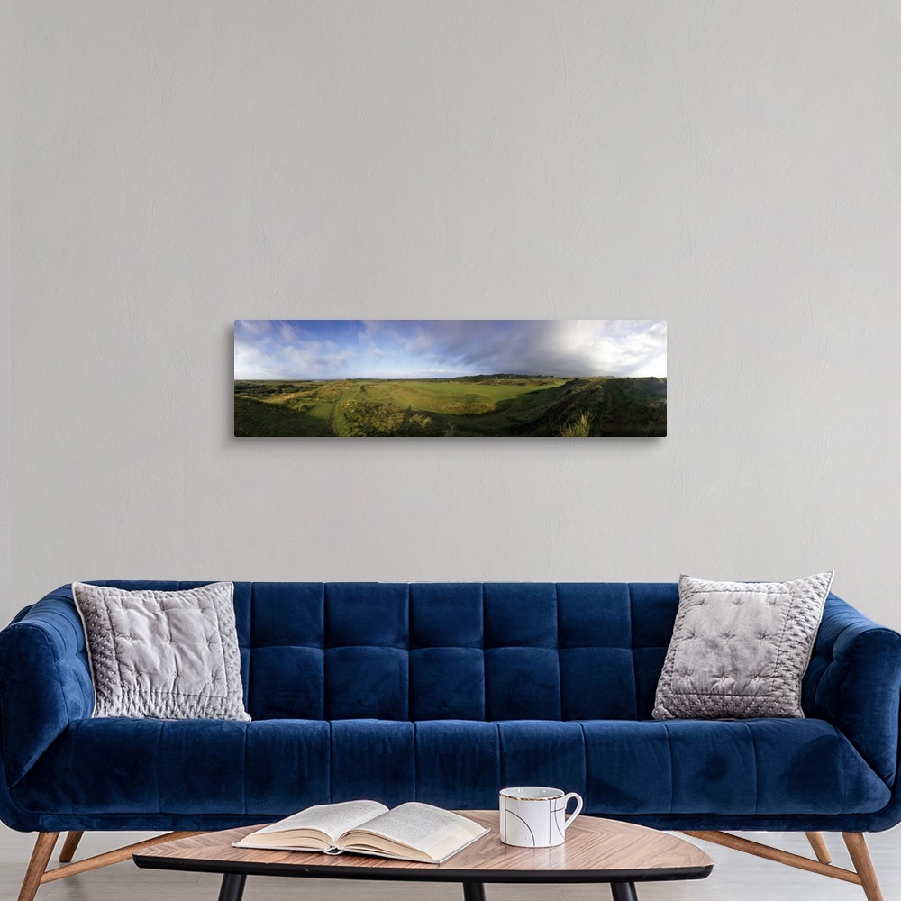 A modern room featuring Golf course on a landscape, Royal Troon Golf Club, Troon, South Ayrshire, Scotland