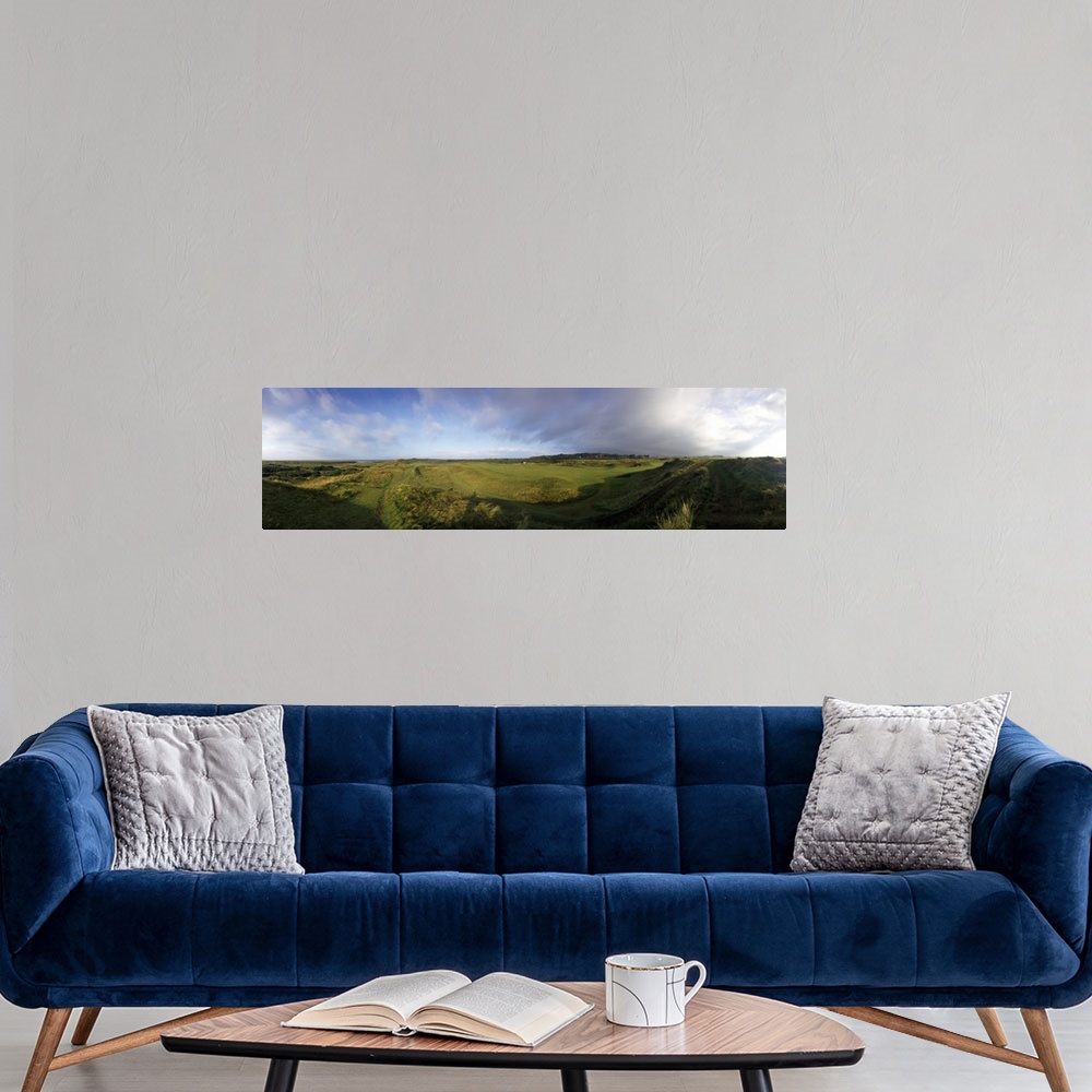 A modern room featuring Golf course on a landscape, Royal Troon Golf Club, Troon, South Ayrshire, Scotland