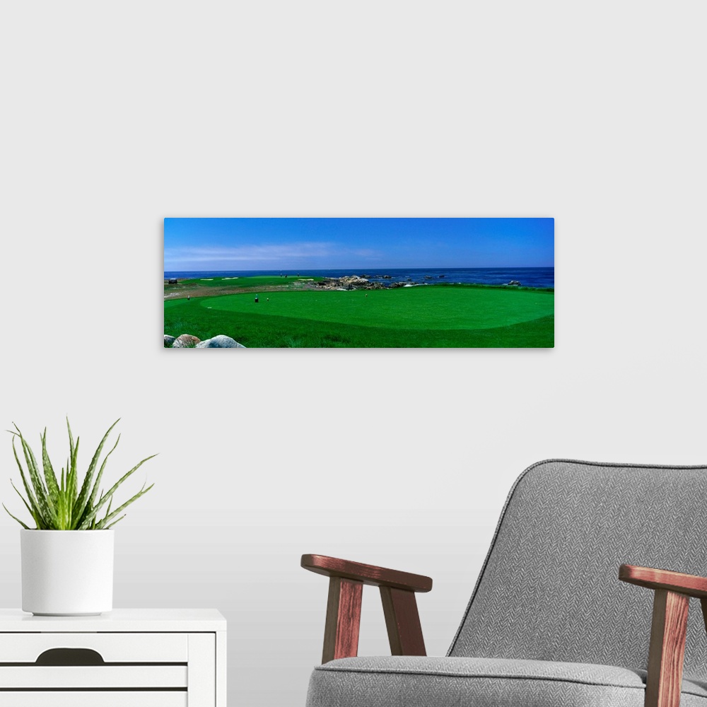 A modern room featuring Golf Course Spyglass Hill CA