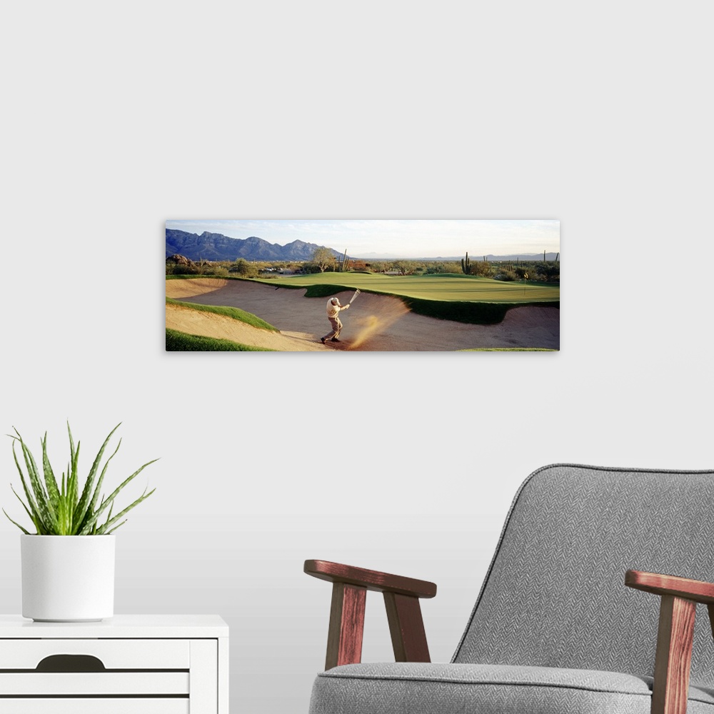 A modern room featuring Golfer Tucson AZ
