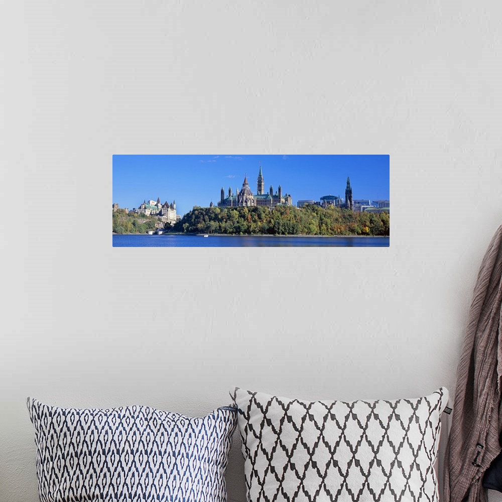 A bohemian room featuring Government building on a hill, Parliament Building, Parliament Hill, Ottawa, Ontario, Canada