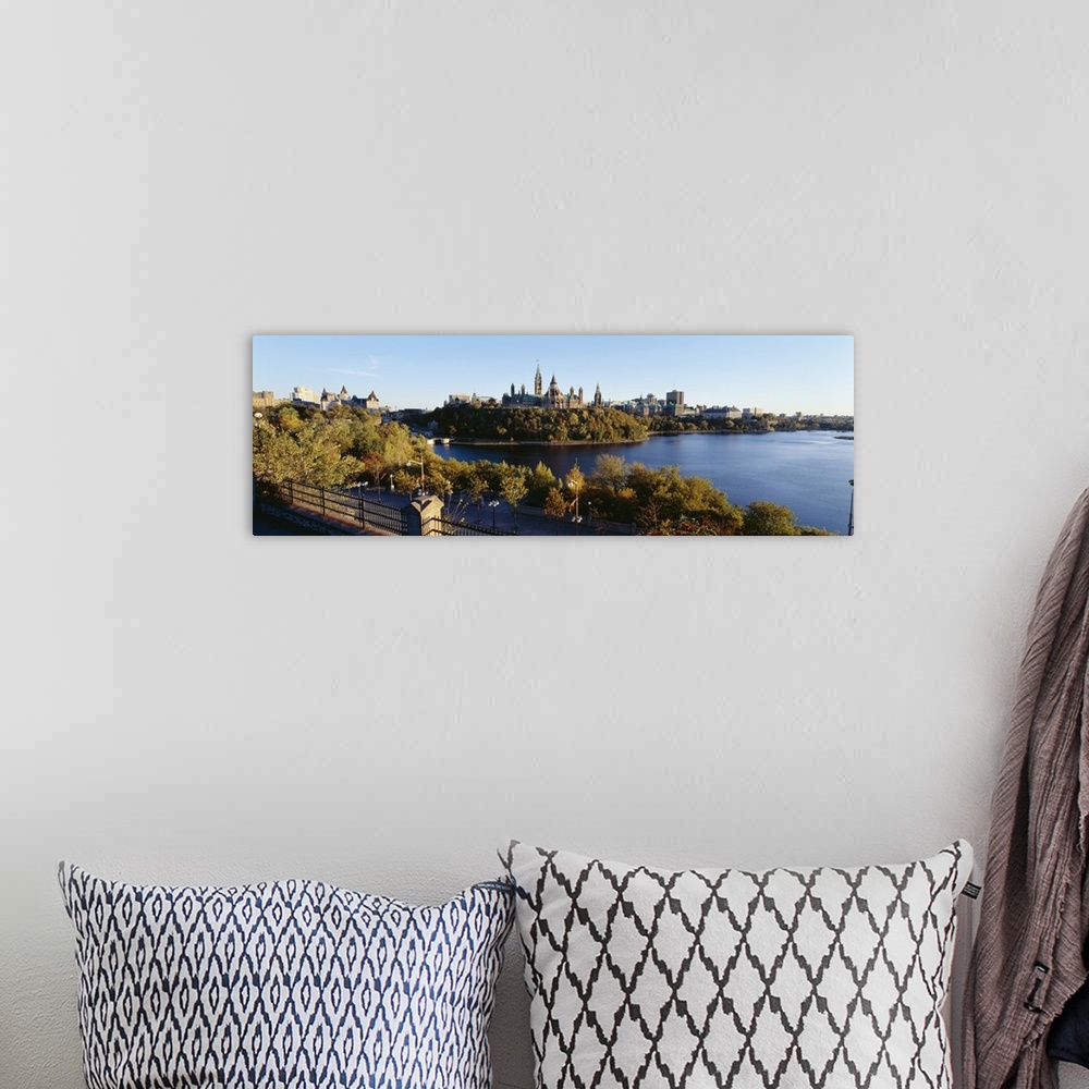 A bohemian room featuring Government building on a hill, Parliament Building, Parliament Hill, Ottawa, Ontario, Canada