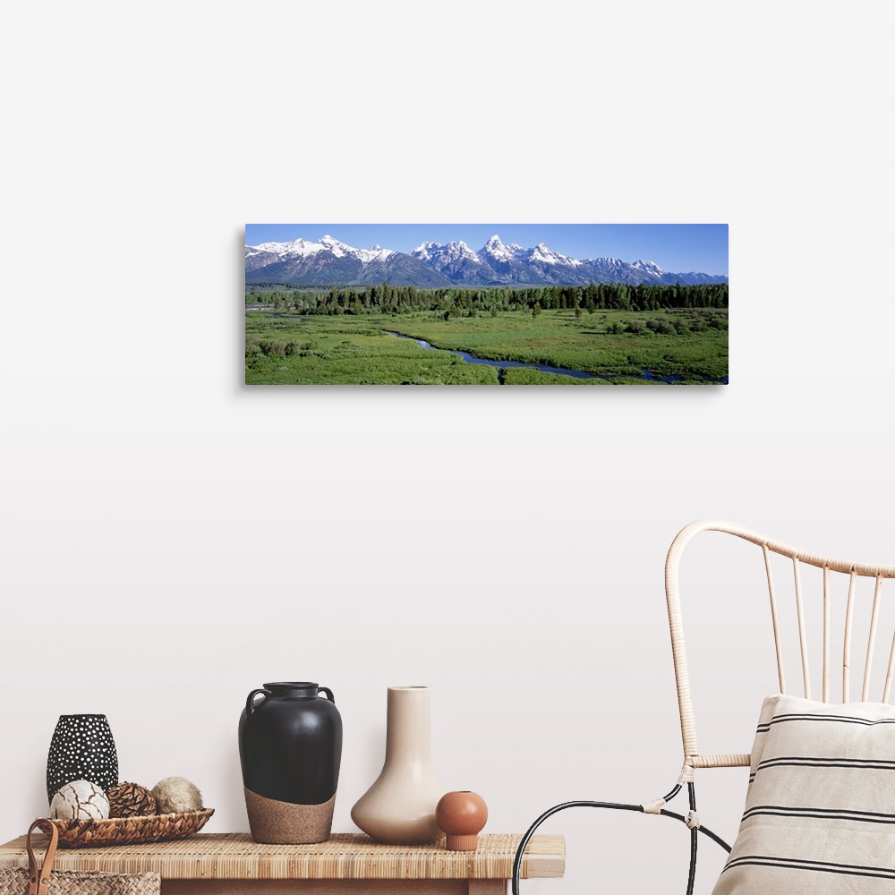 A farmhouse room featuring Grand Teton National Park WY