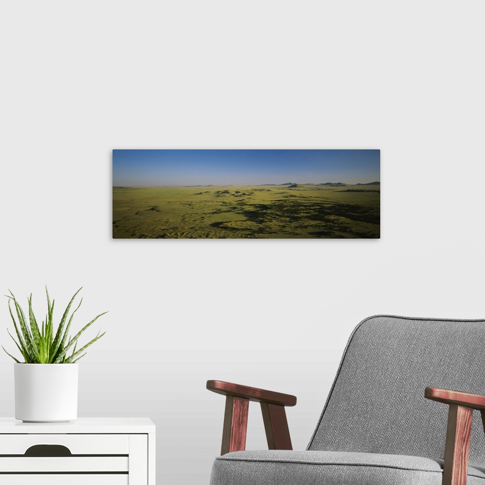 A modern room featuring Grass on a landscape from Capulin Volcano, New Mexico