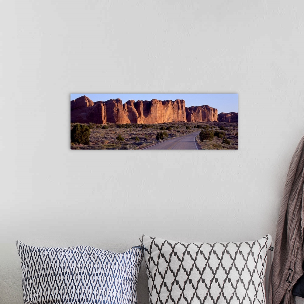 A bohemian room featuring Great Wall Arches National Park Moab UT
