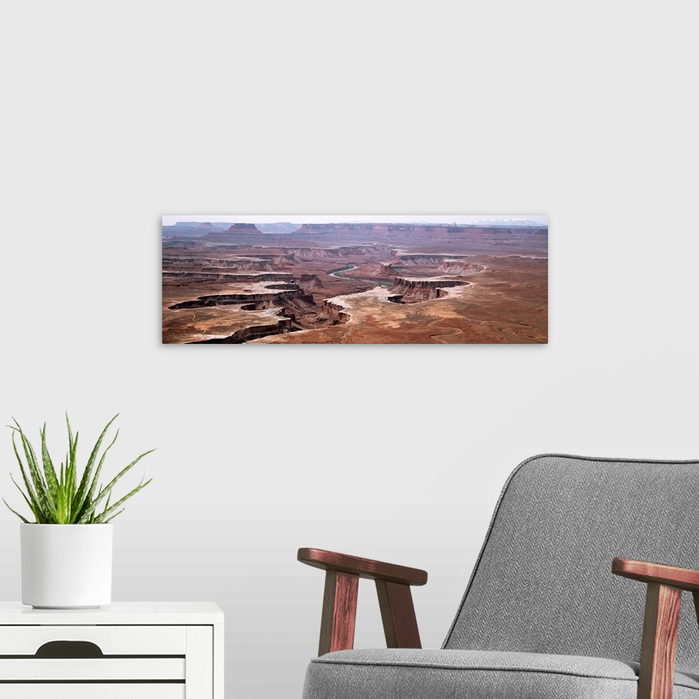 A modern room featuring Green River Overlook Canyonlands National Park Moab UT