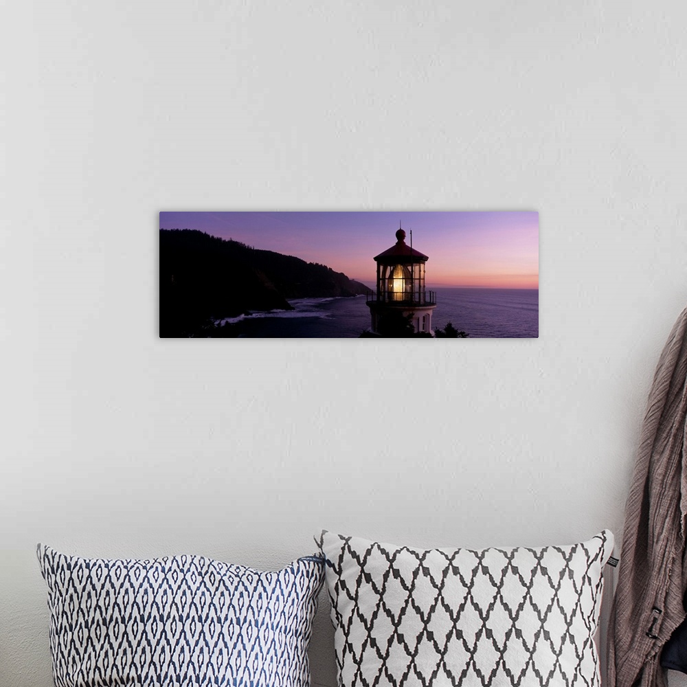 A bohemian room featuring Heceta Head Lighthouse Florence OR