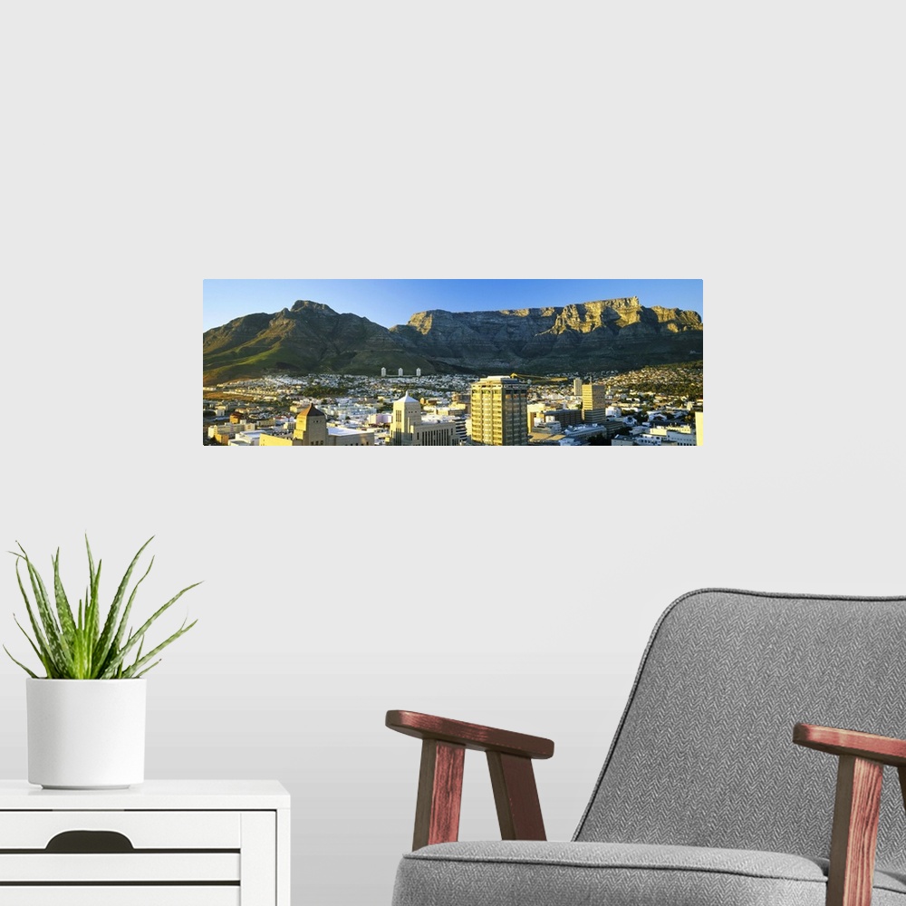 A modern room featuring High angle view of a city, Cape Town, South Africa