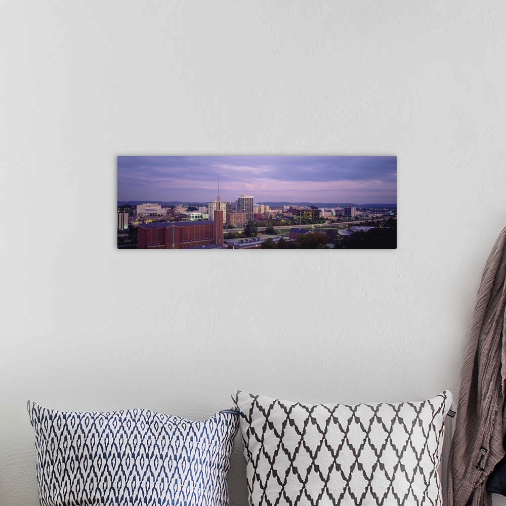 A bohemian room featuring High angle view of a city, Chattanooga, Tennessee