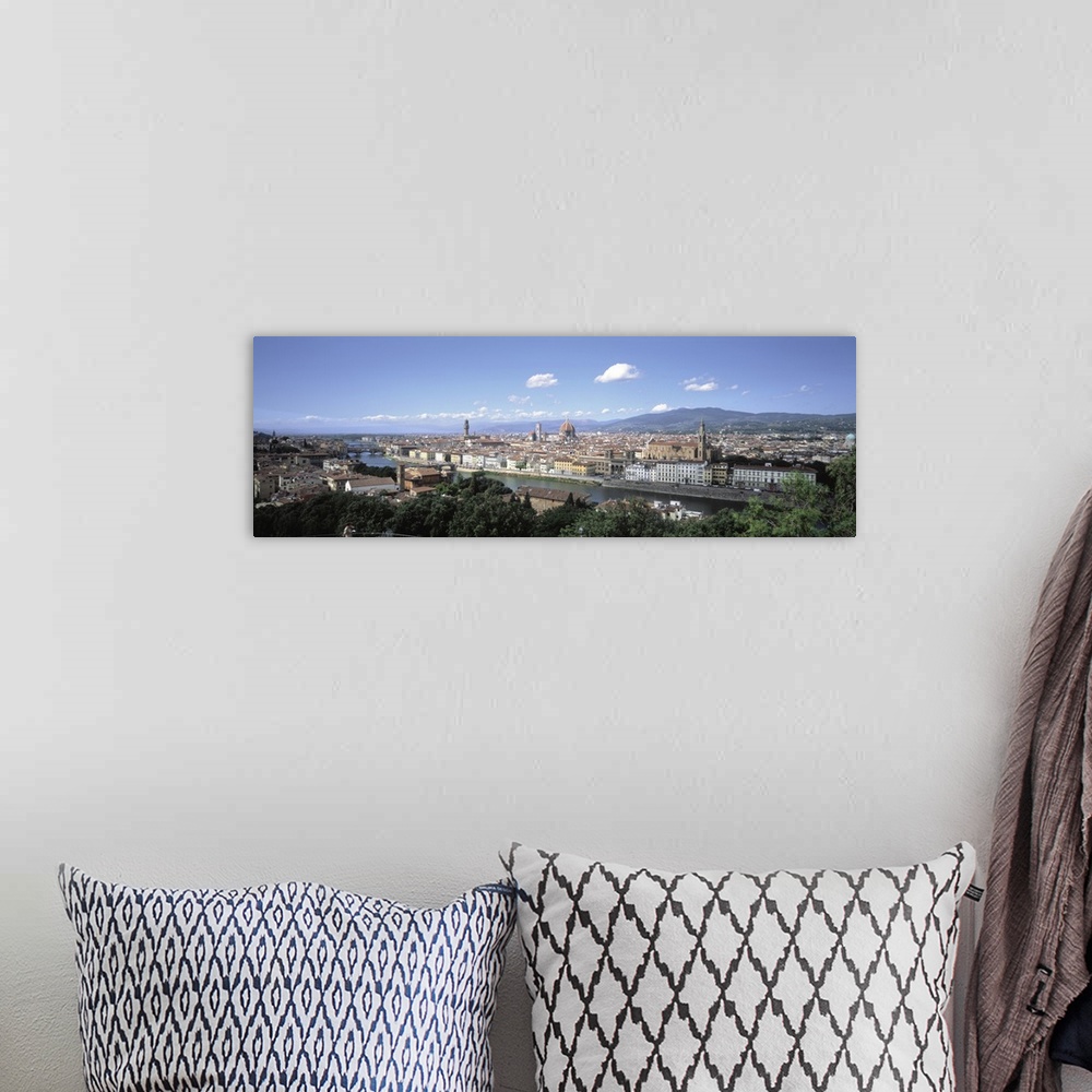 A bohemian room featuring High angle view of a city, Florence, Tuscany, Italy