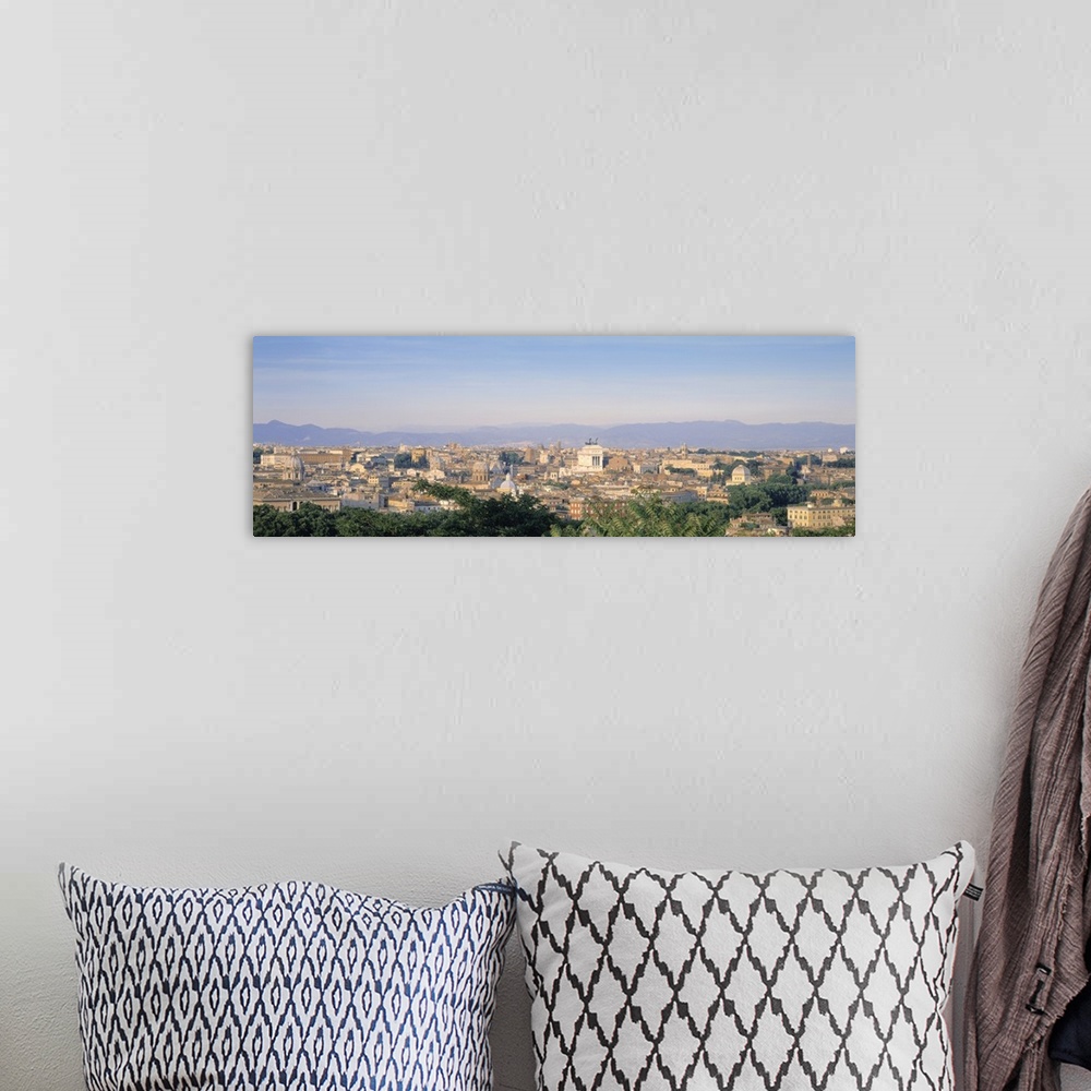 A bohemian room featuring High angle view of a city, Rome, Italy