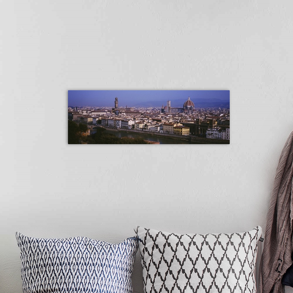 A bohemian room featuring High angle view of a cityscape, Florence, Tuscany, Italy