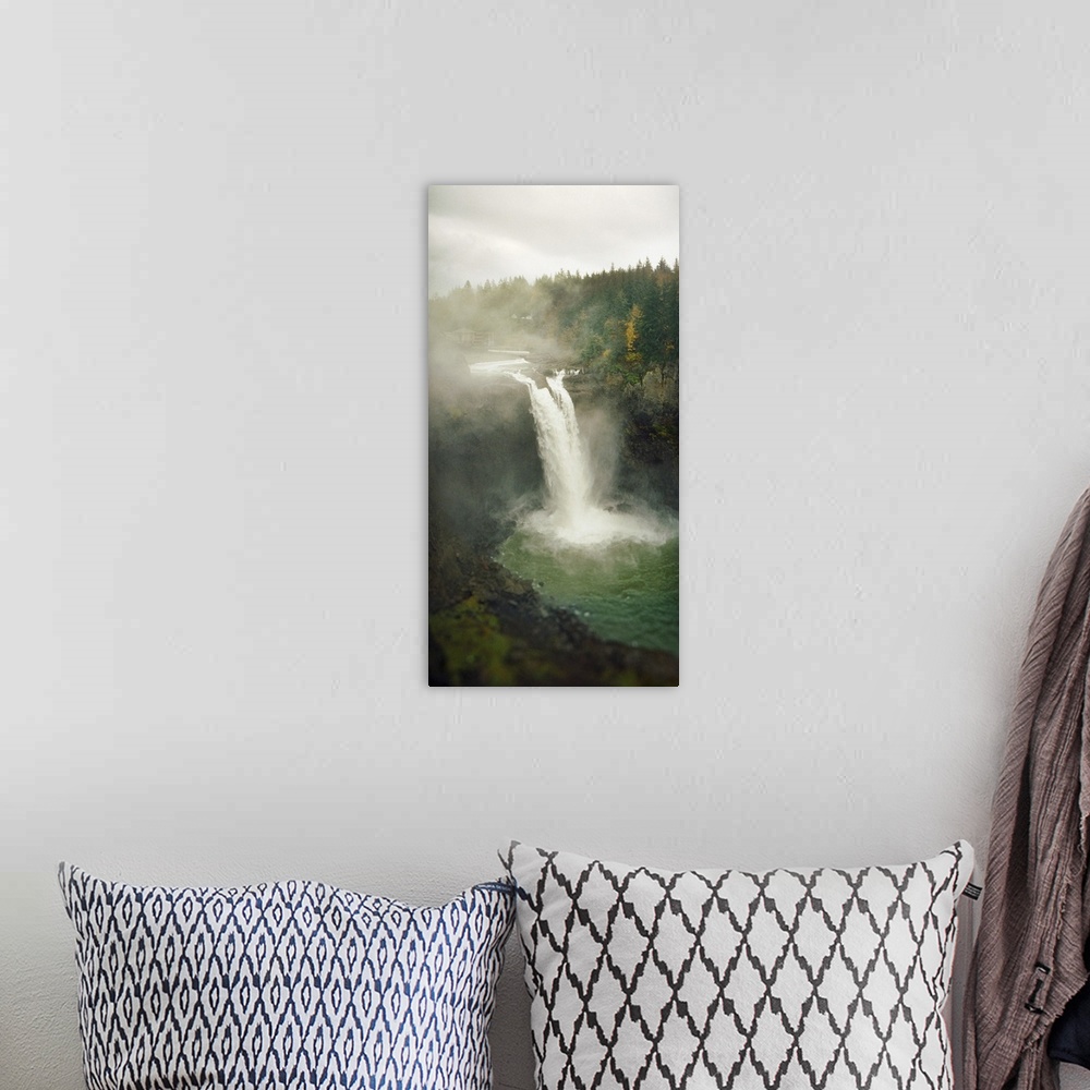 A bohemian room featuring High angle view of a waterfall Snoqualmie Falls Snoqualmie King County Washington State