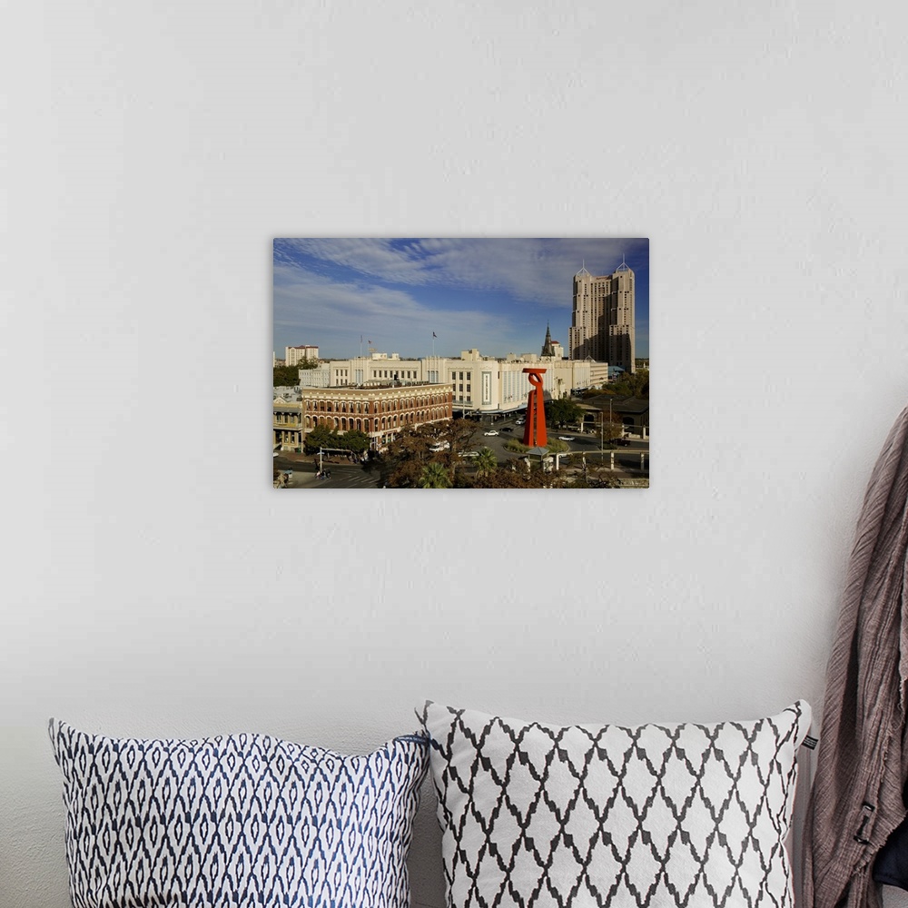 A bohemian room featuring High angle view of buildings in a city, San Antonio, Texas
