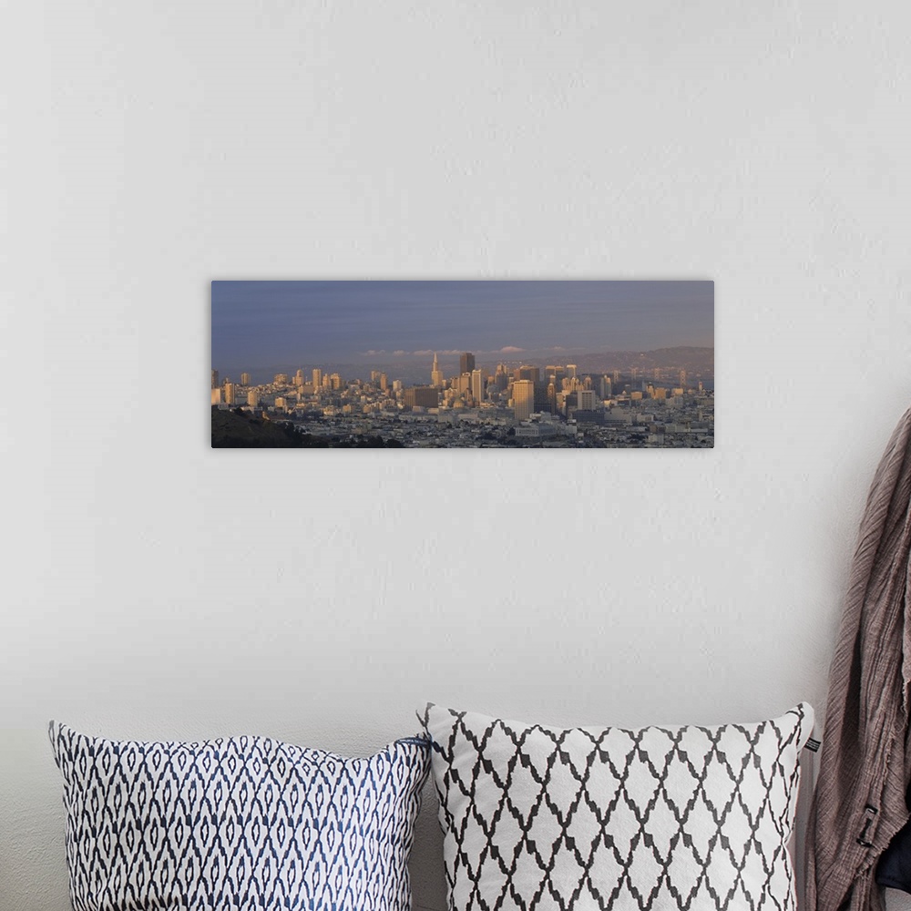 A bohemian room featuring High angle view of buildings in a city, San Francisco, California
