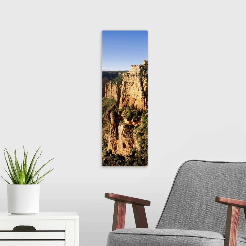 A modern room featuring High angle view of cliffs, Grandview Point, Grand Canyon National Park, Grand Canyon, Arizona