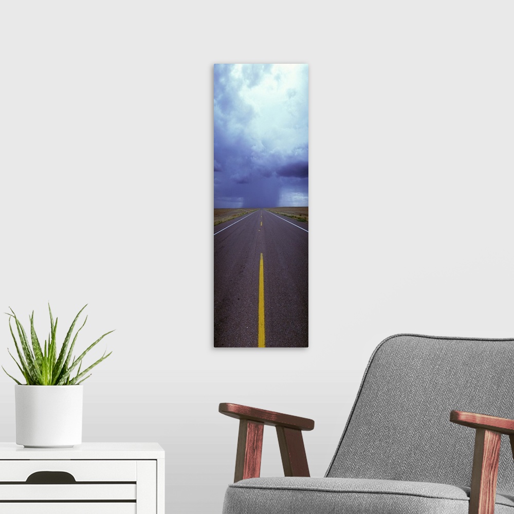 A modern room featuring Highway with storm Arizona