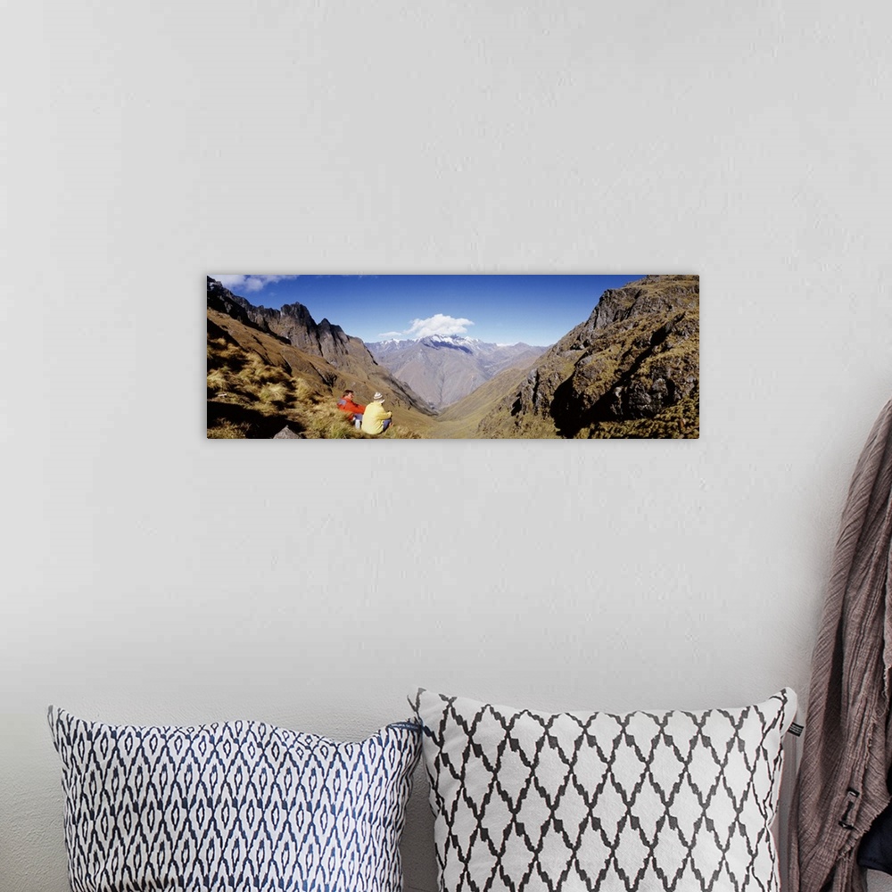 A bohemian room featuring Hikers on Inca Trail Peru