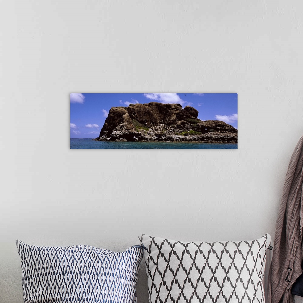 A bohemian room featuring Hill on the coast, Creole Rock, Grand Case, Sint Maarten, Netherlands Antilles