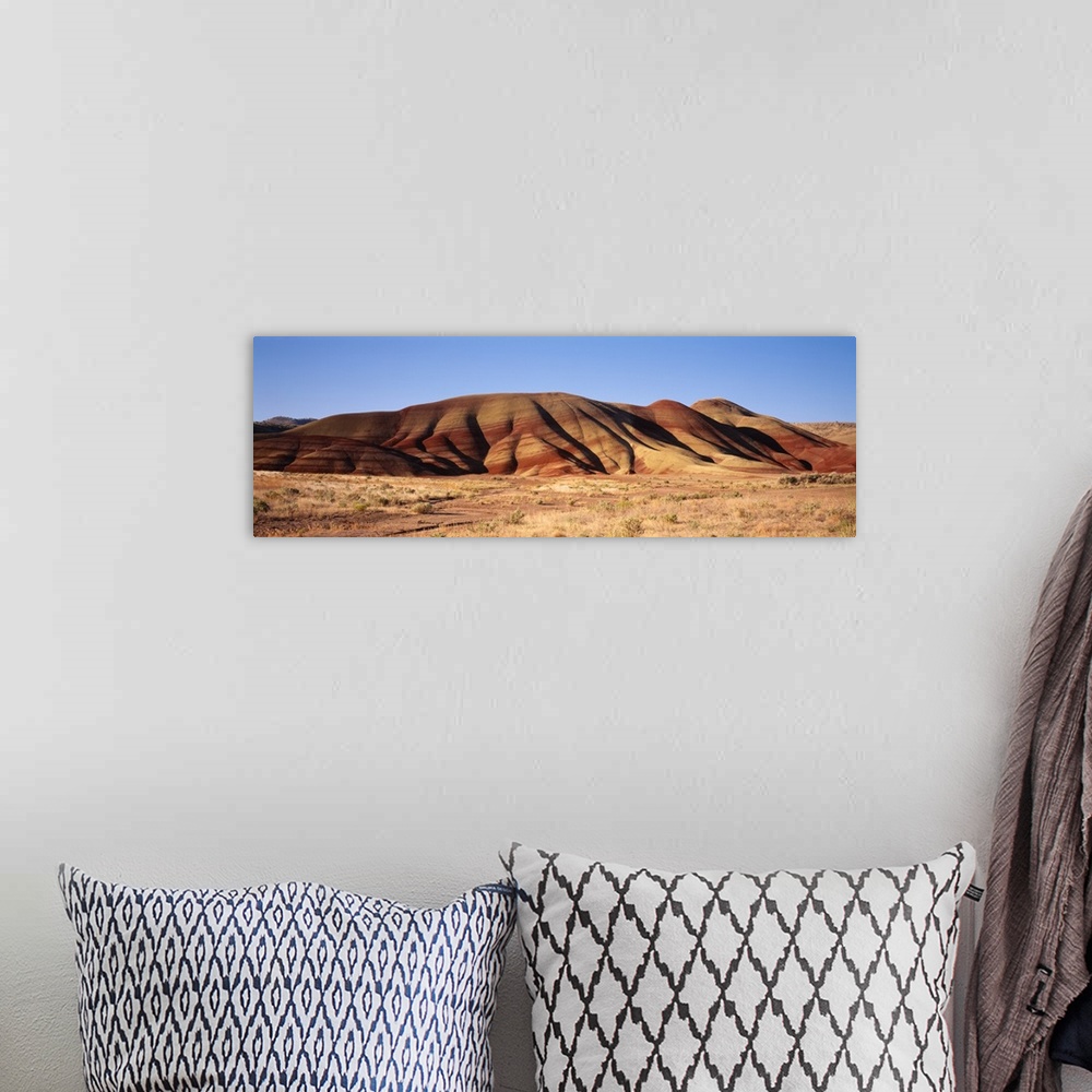 A bohemian room featuring Hills on a landscape, Painted Hills, John Day Fossil Beds National Monument, Oregon