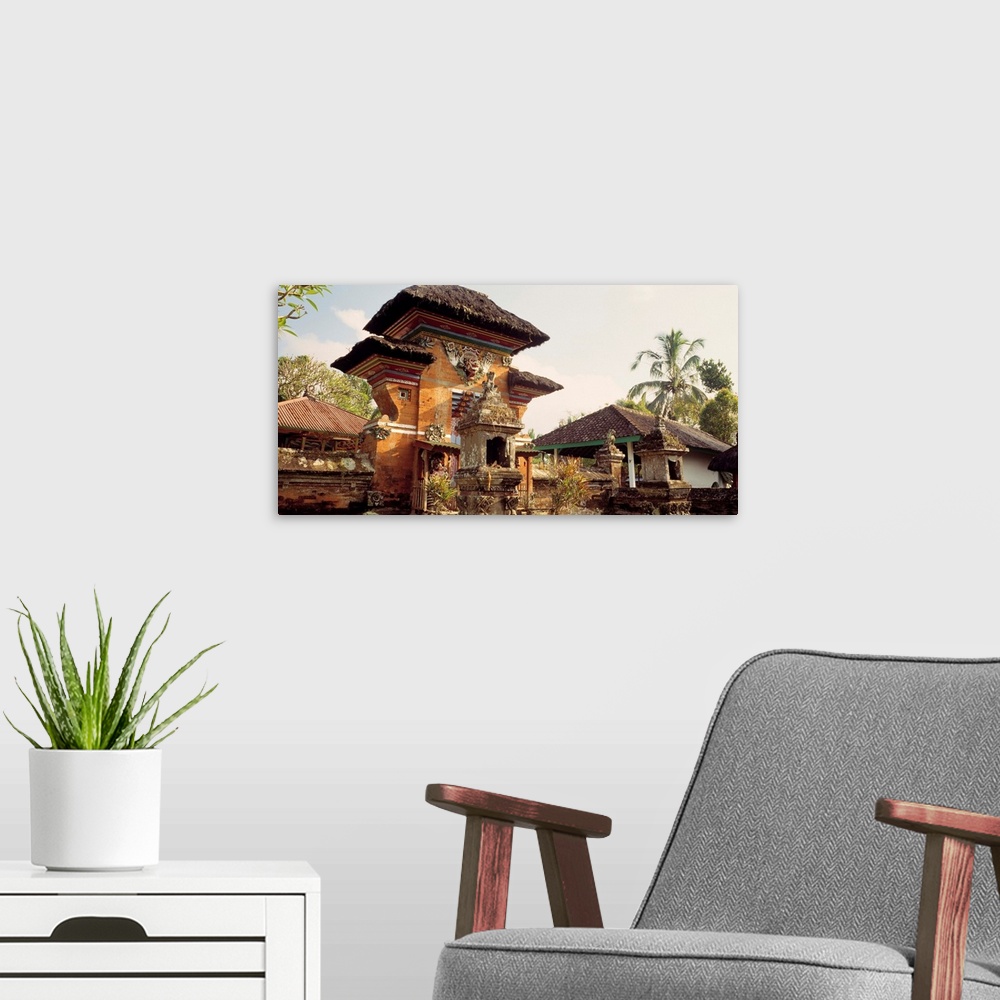 A modern room featuring Hindu Temple Balinese Village Indonesia