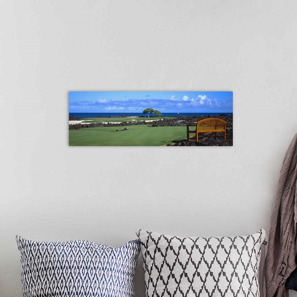 A bohemian room featuring Hualalai Golf Course HI