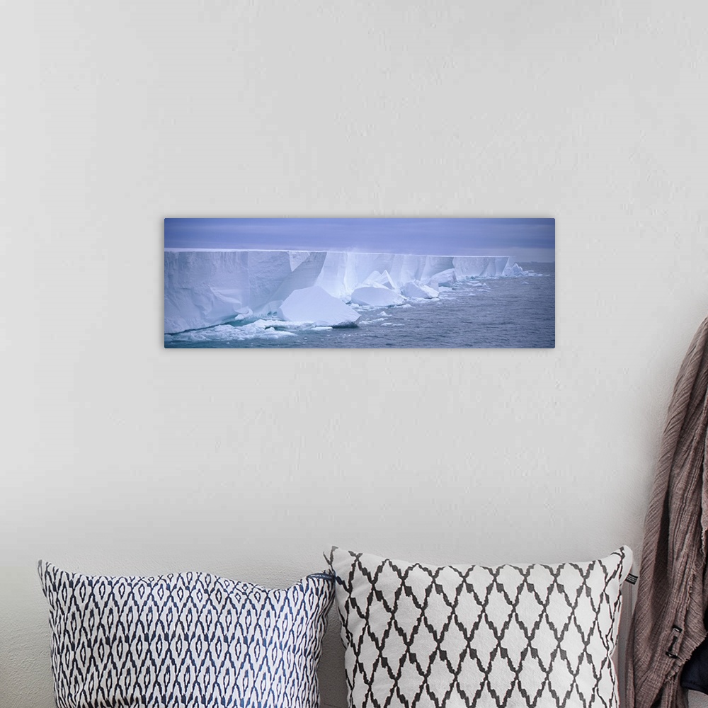 A bohemian room featuring Iceberg Ross Shelf Antarctica