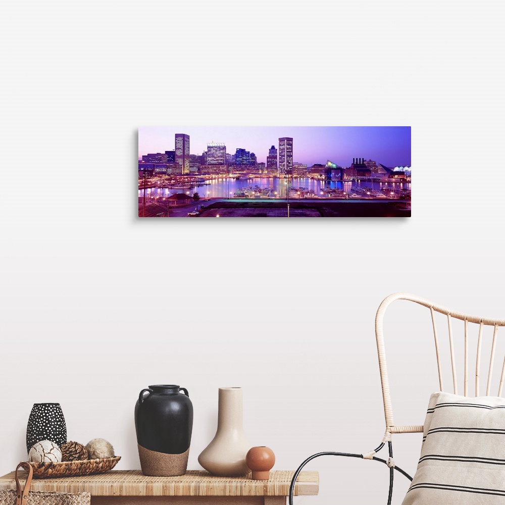 A farmhouse room featuring View of the Charm City downtown pavilions, Trade Center, Power Plant, and aquarium from Federal H...