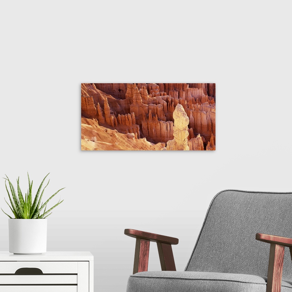 A modern room featuring Inspiration Point Bryce Canyon National Park UT
