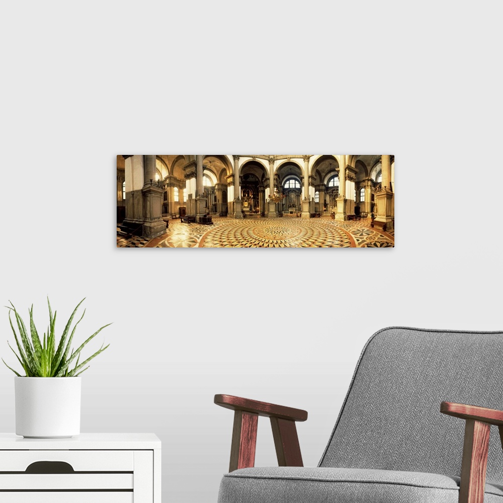 A modern room featuring Interiors of a church, St. Peter's Basilica, St. Peter's Square, Vatican City