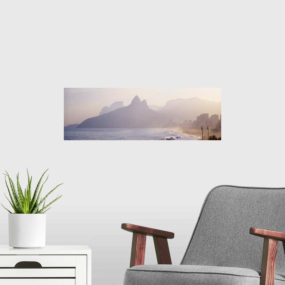 A modern room featuring Ipanema Beach Rio de Janeiro Brazil