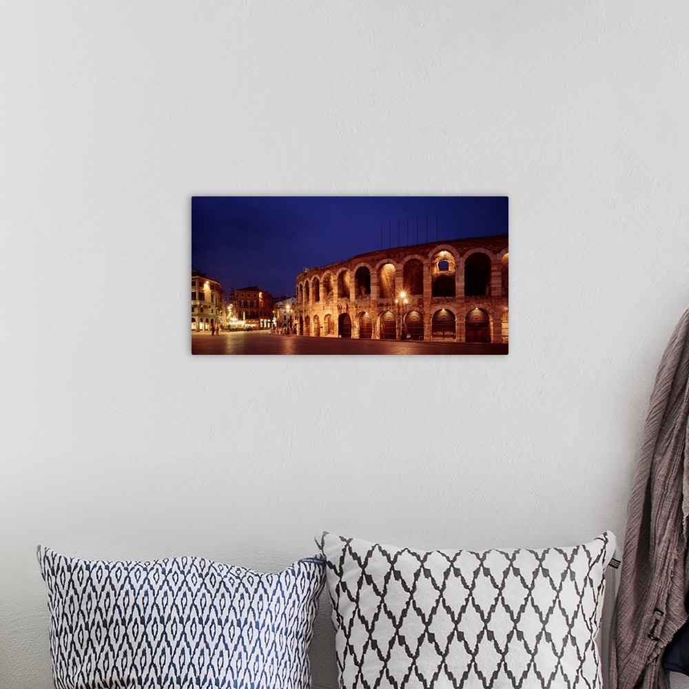 A bohemian room featuring Italy, Verona, The Arena, evening