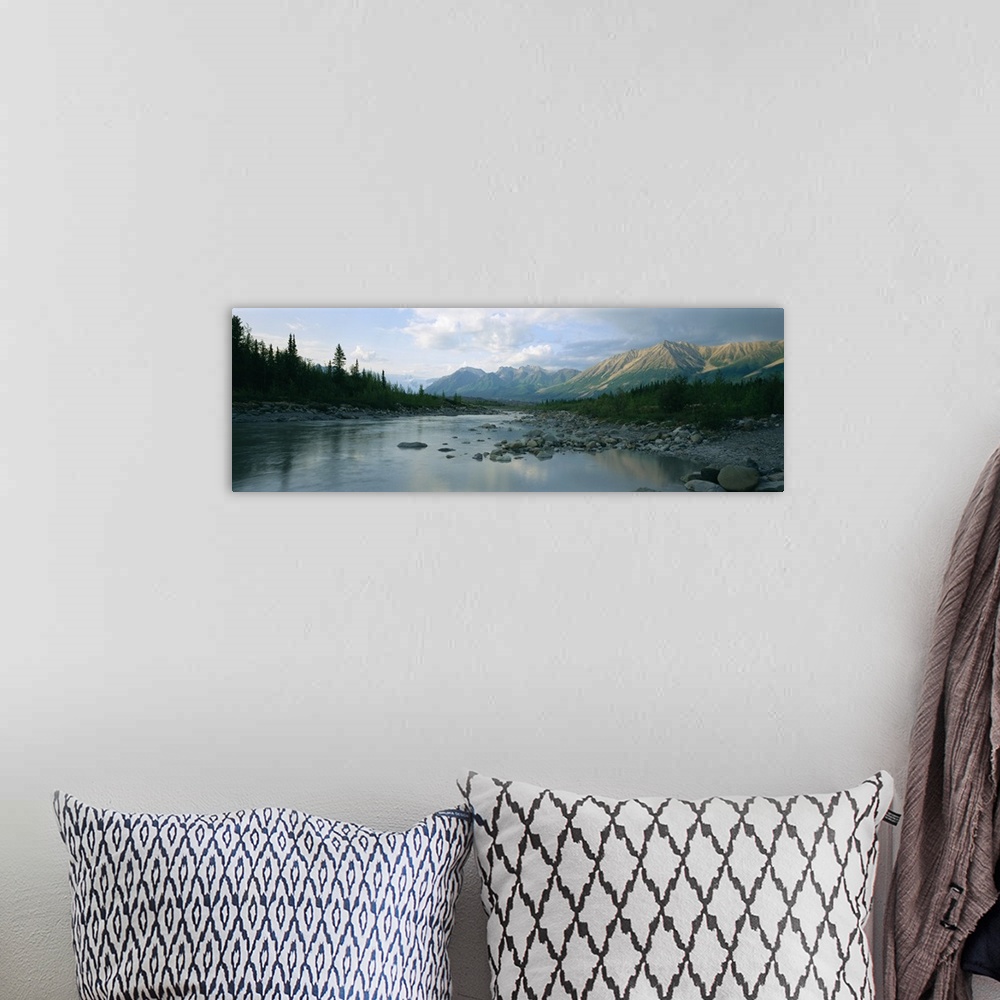 A bohemian room featuring Kennicott River Wrangell St Elias National Park AK