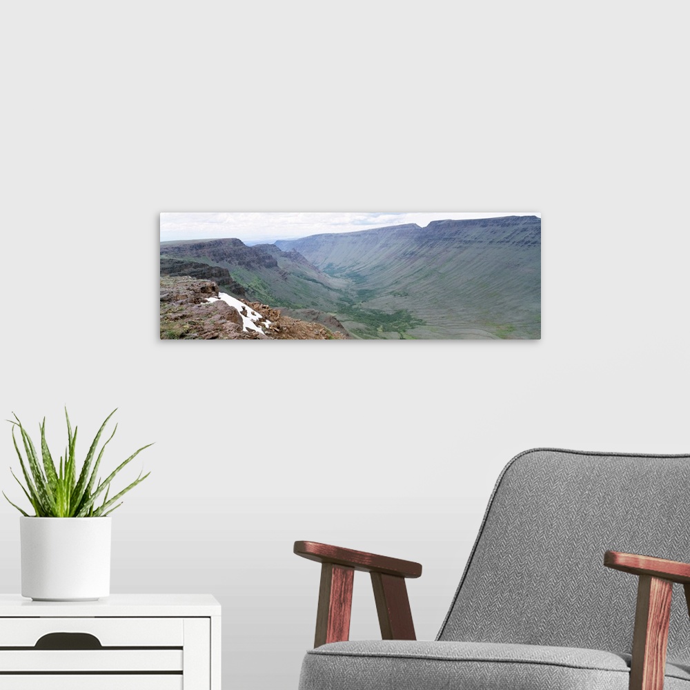 A modern room featuring Kiger Gorge Steens Mountain Area OR