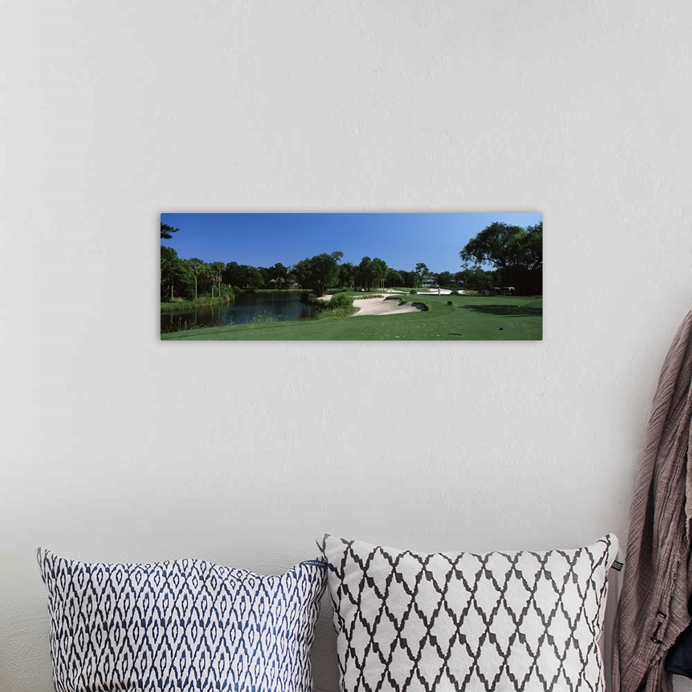 A bohemian room featuring Lake in a golf course, Osprey Point, Kiawah Island Golf Resort, Kiawah Island, Charleston County,...