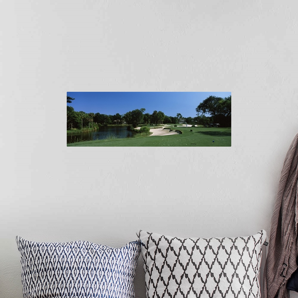 A bohemian room featuring Lake in a golf course, Osprey Point, Kiawah Island Golf Resort, Kiawah Island, Charleston County,...