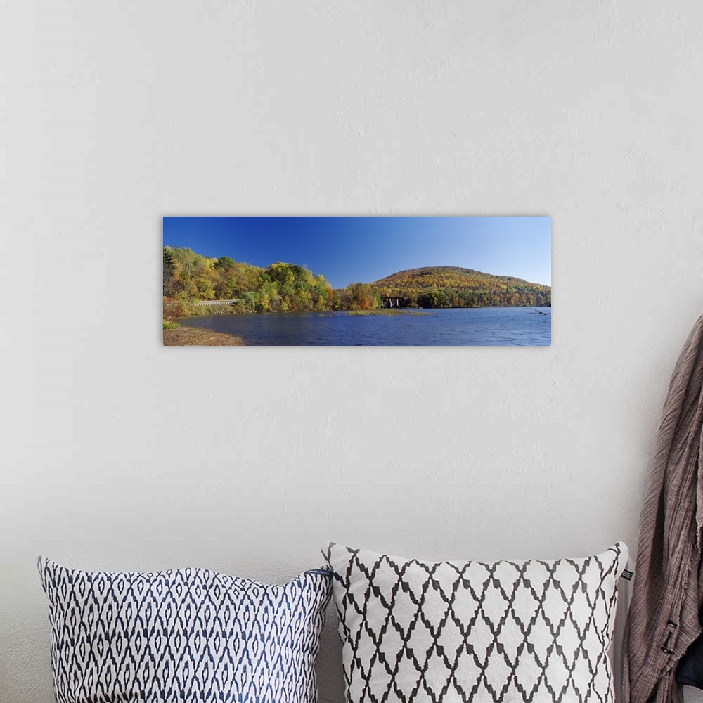 A bohemian room featuring Lake in front of mountains, Arrowhead Mountain Lake, Chittenden County, Vermont