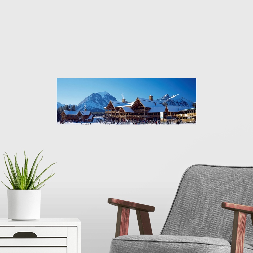 A modern room featuring Lake Louise Ski Resort Banff National Park Canada
