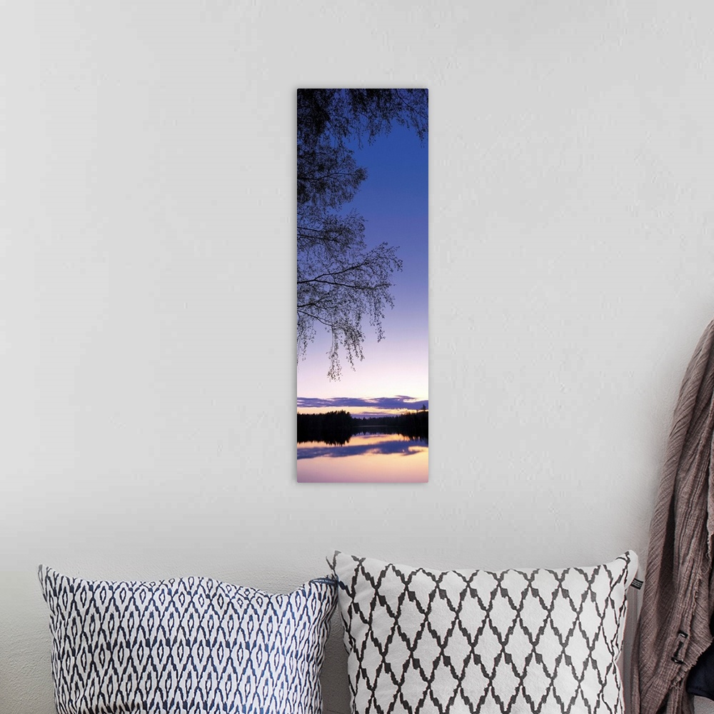 A bohemian room featuring Lake Sunset