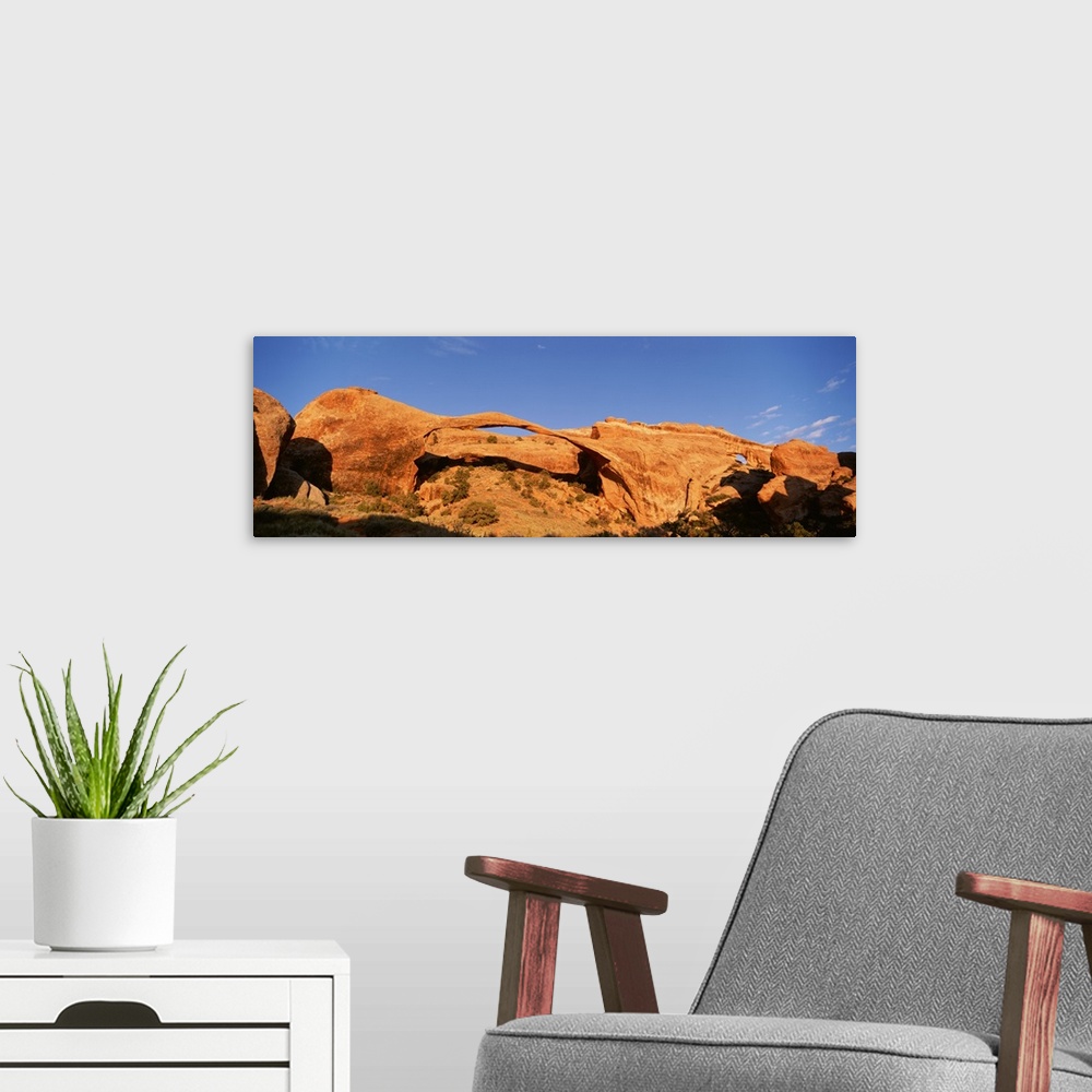 A modern room featuring Landscape & Partition Arch Arches National Park UT