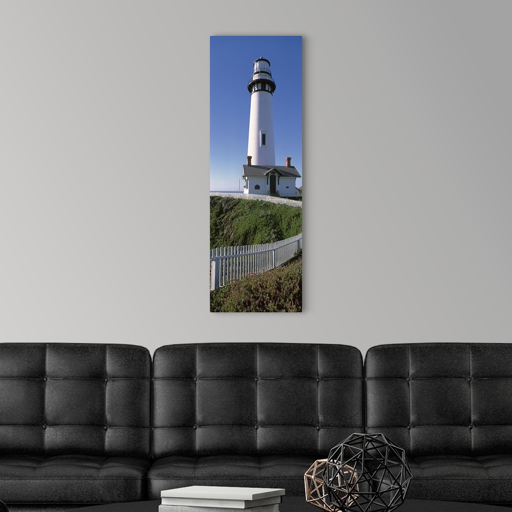 A modern room featuring Lighthouse, Pigeon Point, California