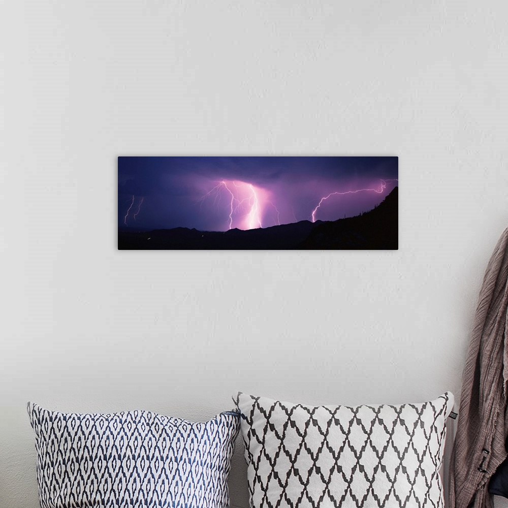 A bohemian room featuring Lightning Storm